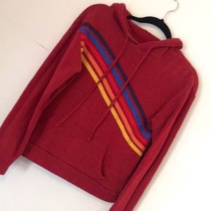 Vintage Retro Stripe Love Hoodie Sweatshirt